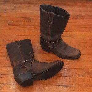 Frye brown leather boots